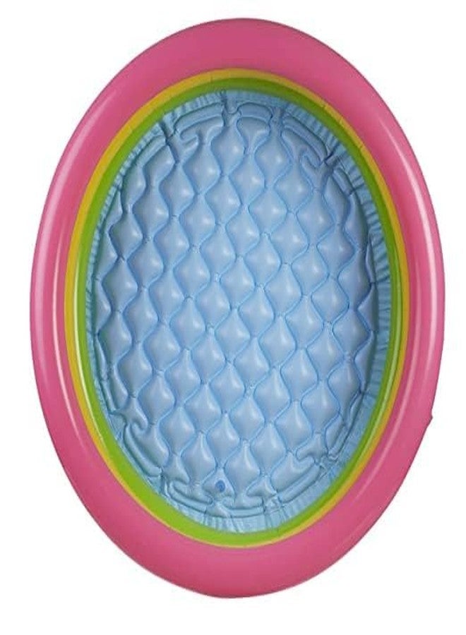 GONIPIMI Swimming Pool for Kids | Inflatable Sunset Glow Round Colourful Ring Baby Pool Portable Baby Bath tub | Indoor & Outdoor Swimming Pool for Kids (Multi Color) (34 inch, 3ft) - Image 4